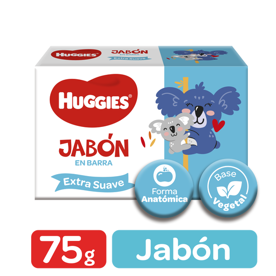 Jabón Huggies Extra Suave - 75gr Q11.00