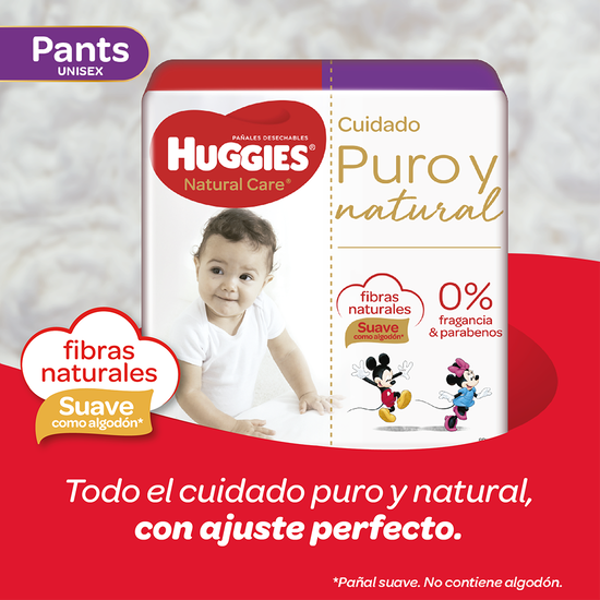 Pants Huggies Natural Care Talla G - 70uds Q159.00